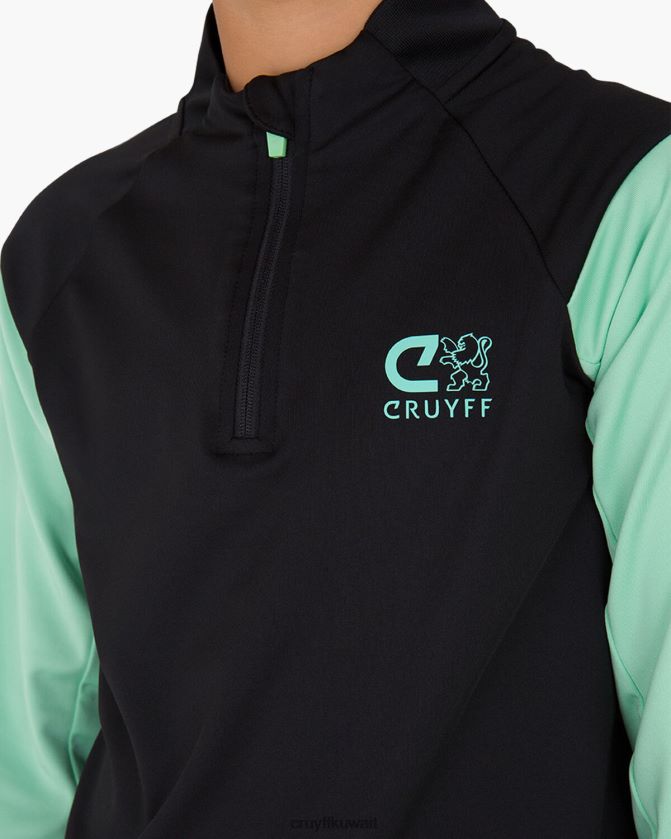Cruyff أسود / أخضر مبتدئ بدلة زاوية Z02JN1328 بدلة