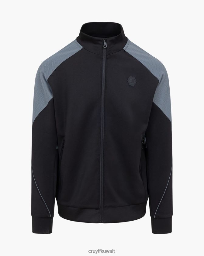 Cruyff أسود رجال زين المسار الأعلى Z02JN169 السترة