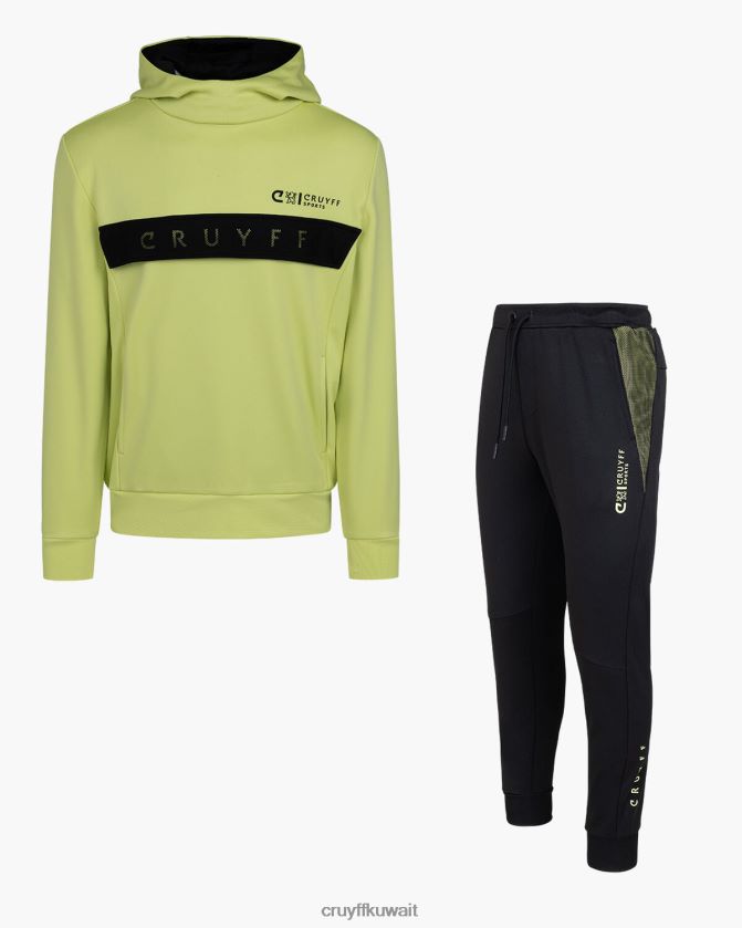 Cruyff أخضر / أسود رجال بدلة العواء Z02JN185 بدلة