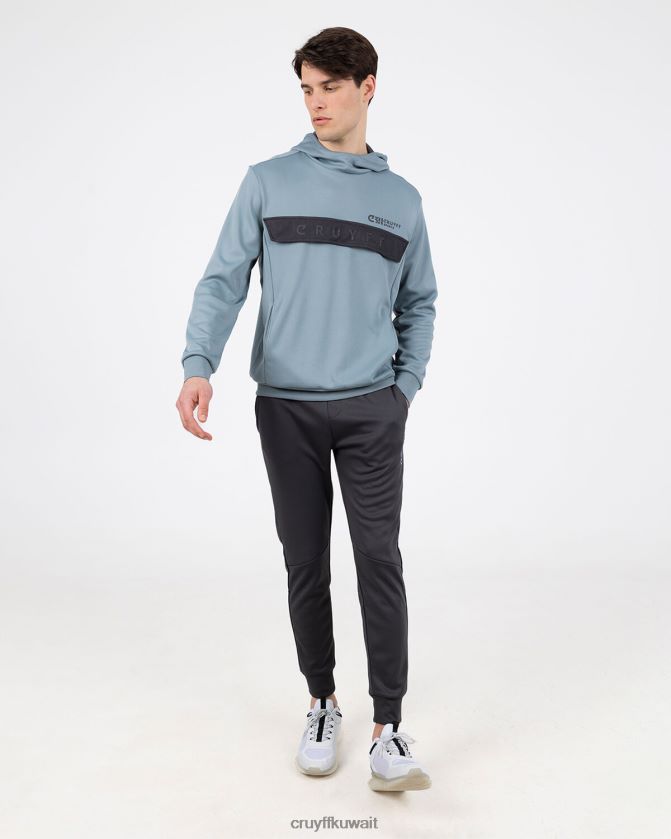 Cruyff رمادي مزرق رجال بدلة العواء Z02JN187 بدلة