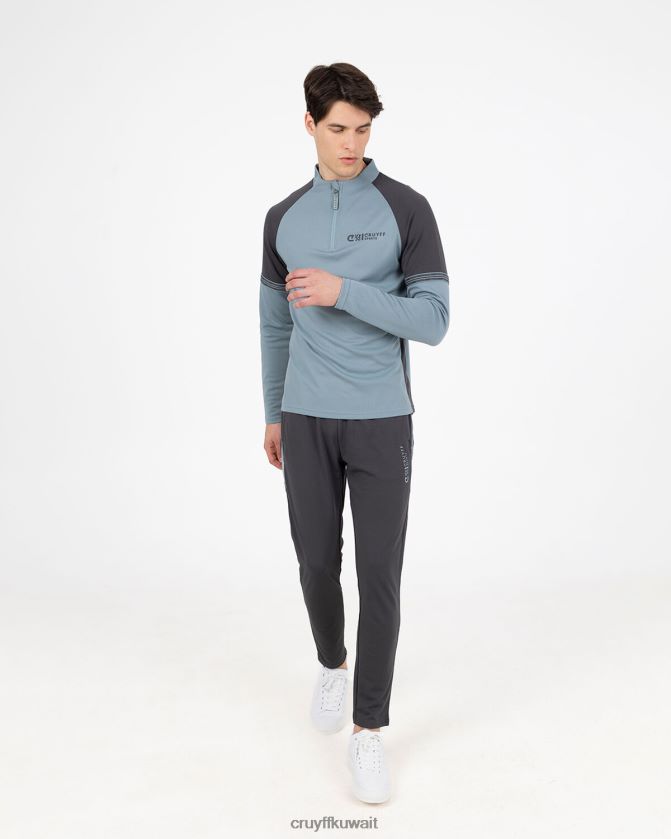 Cruyff رمادي مزرق رجال بدلة الشريحة Z02JN190 بدلة