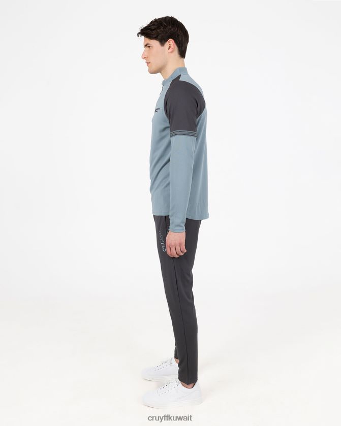 Cruyff رمادي مزرق رجال بدلة الشريحة Z02JN190 بدلة