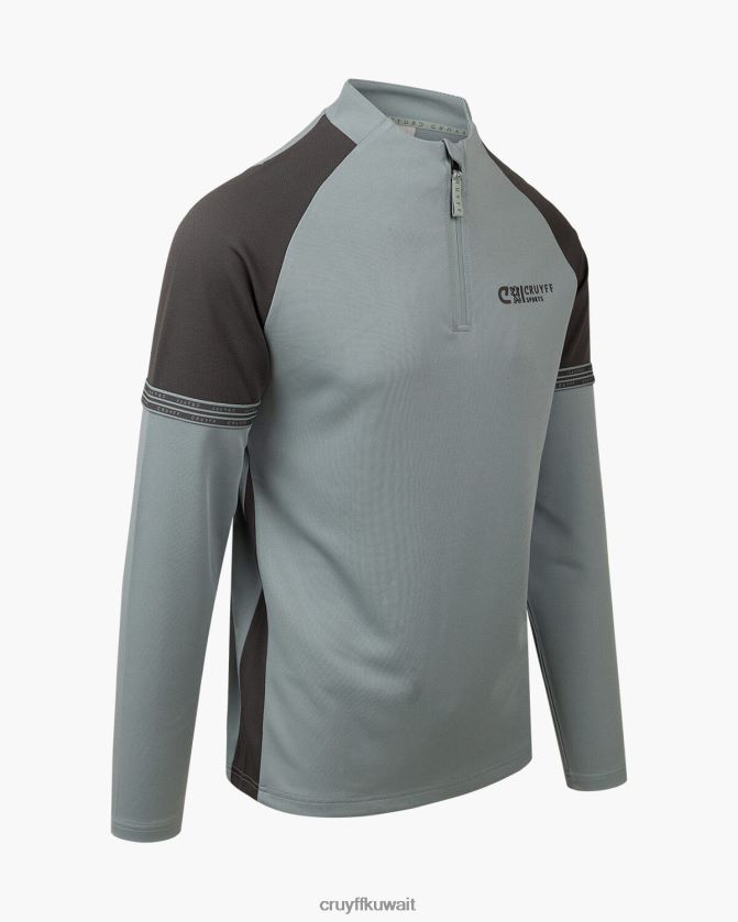 Cruyff رمادي مزرق رجال بدلة الشريحة Z02JN190 بدلة