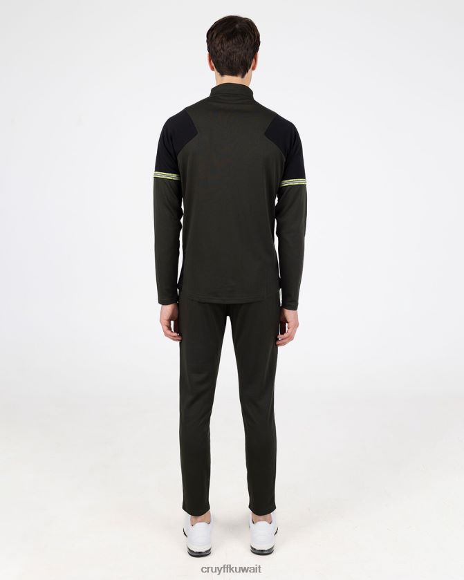 Cruyff الجيش الأخضر رجال بدلة الشريحة Z02JN191 بدلة