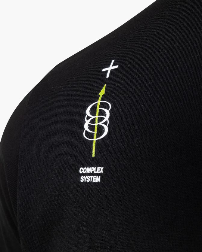 Cruyff أسود رجال اليكس تي Z02JN198 تي شيرت