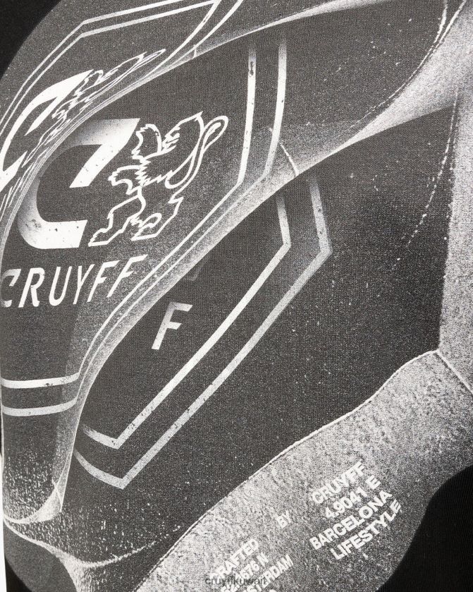 Cruyff أسود رجال اليكس تي Z02JN198 تي شيرت