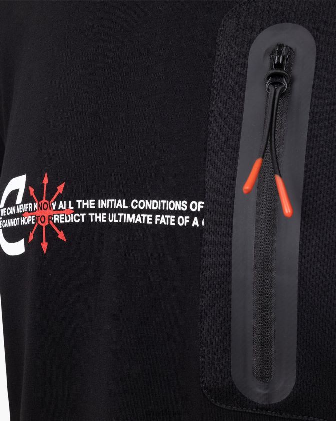 Cruyff أسود رجال راي تي Z02JN213 تي شيرت