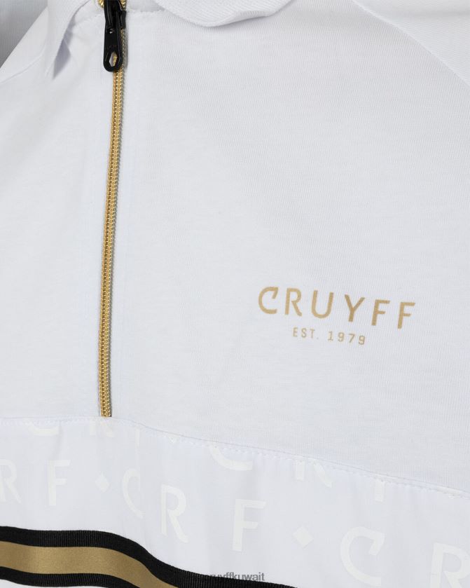 Cruyff ذهب ابيض رجال جيك بولو Z02JN24 تي شيرت