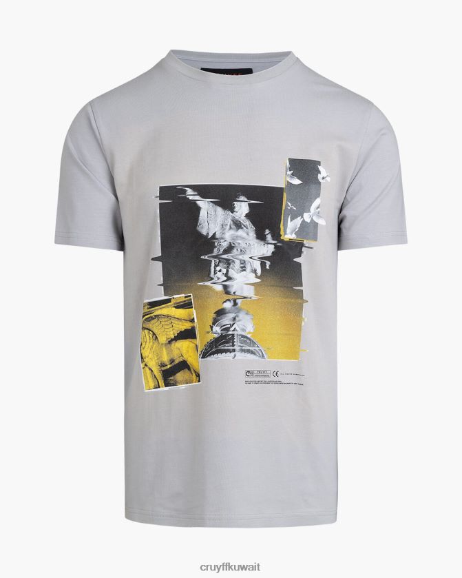 Cruyff رمادي فاتح رجال كولومبوس تي Z02JN256 تي شيرت