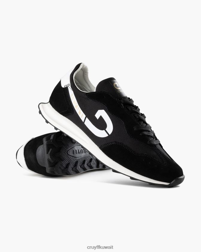 Cruyff أسود رجال لندن سيرا على الأقدام Z02JN259 أحذية رياضية