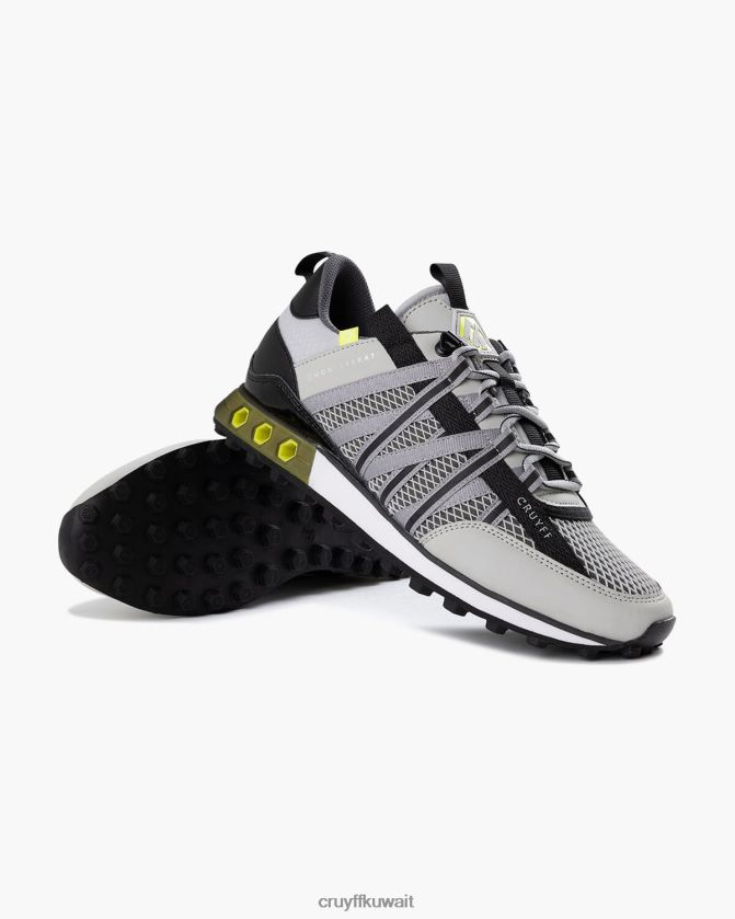 Cruyff رمادي / أصفر رجال الخوف مونتسيرات Z02JN272 أحذية رياضية