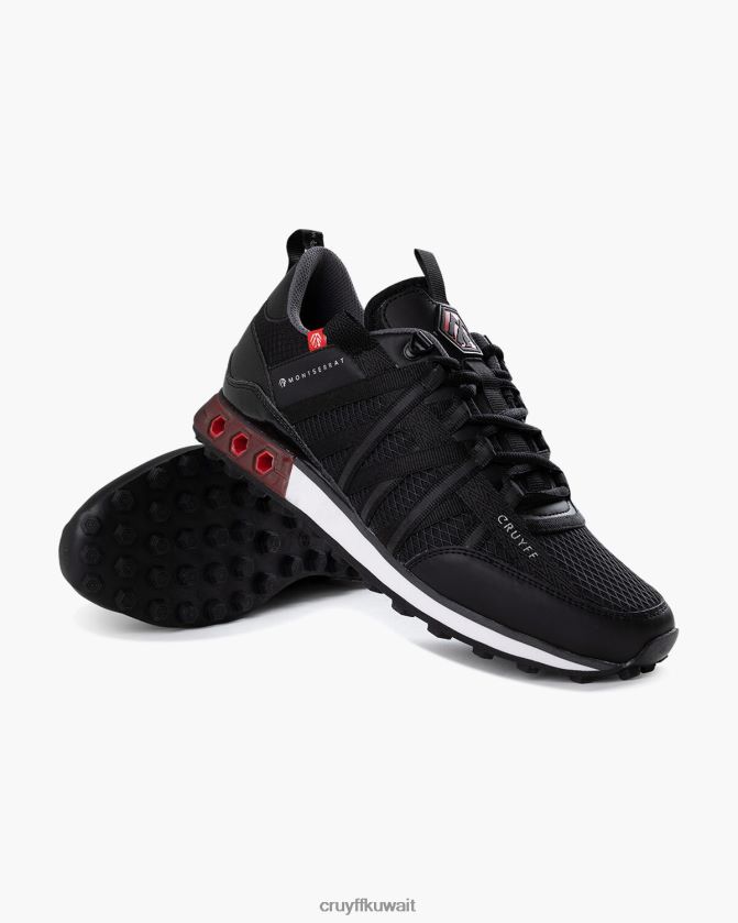 Cruyff أسود أحمر رجال الخوف مونتسيرات Z02JN273 أحذية رياضية