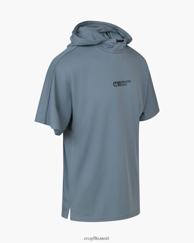 Cruyff أزرق رجال مربع المحملة Z02JN282 تي شيرت