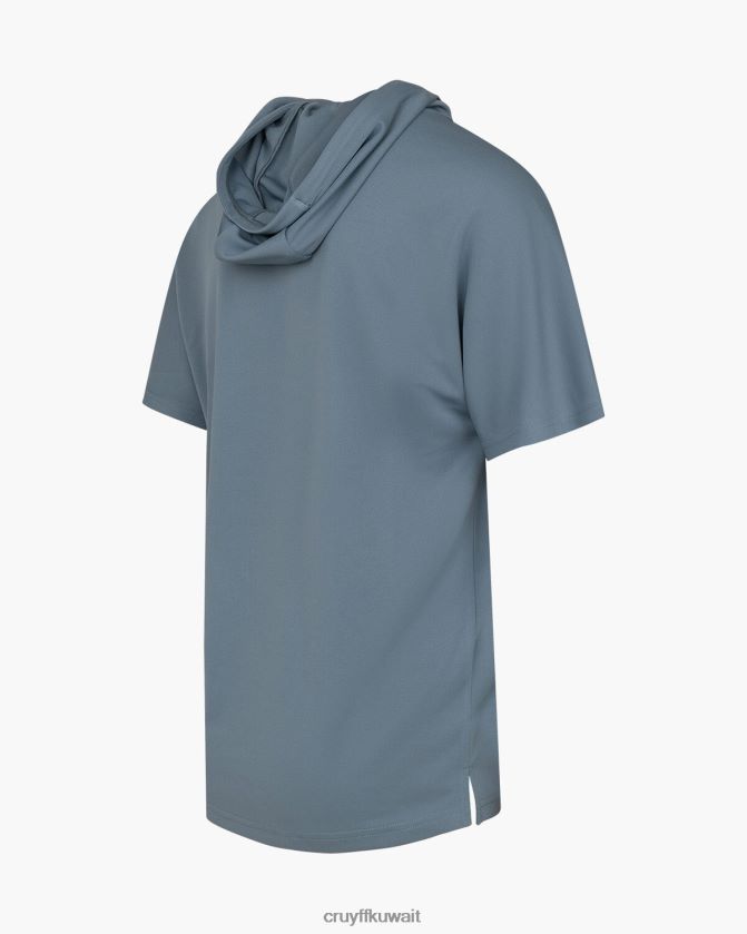 Cruyff أزرق رجال مربع المحملة Z02JN282 تي شيرت