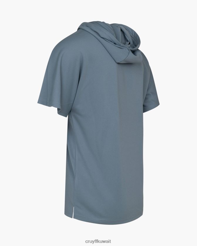 Cruyff أزرق رجال مربع المحملة Z02JN282 تي شيرت