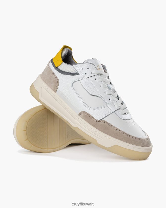 Cruyff ابيض اصفر رجال نمس منتصف Z02JN283 أحذية رياضية