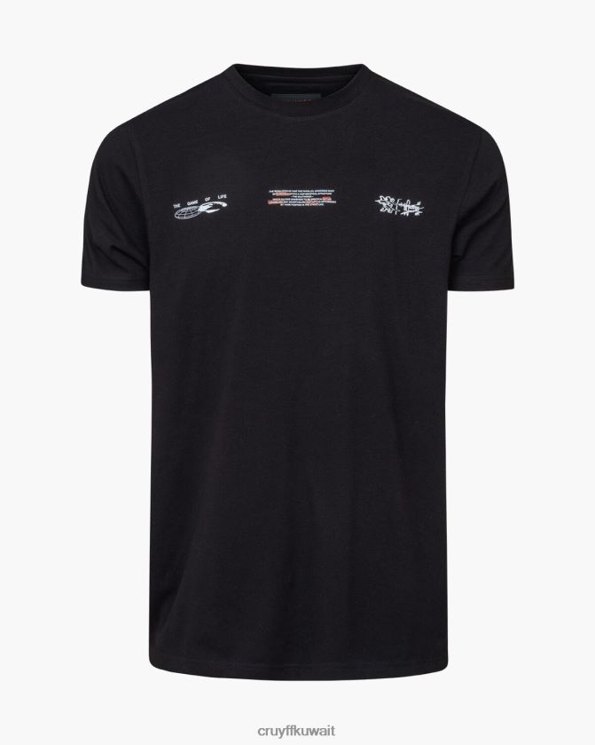 Cruyff أسود رجال موريس تي Z02JN287 تي شيرت