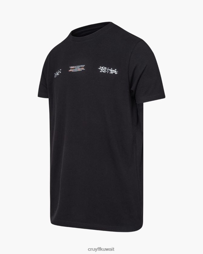 Cruyff أسود رجال موريس تي Z02JN287 تي شيرت