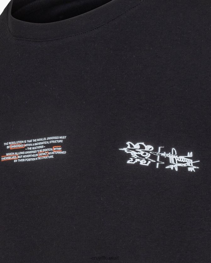 Cruyff أسود رجال موريس تي Z02JN287 تي شيرت