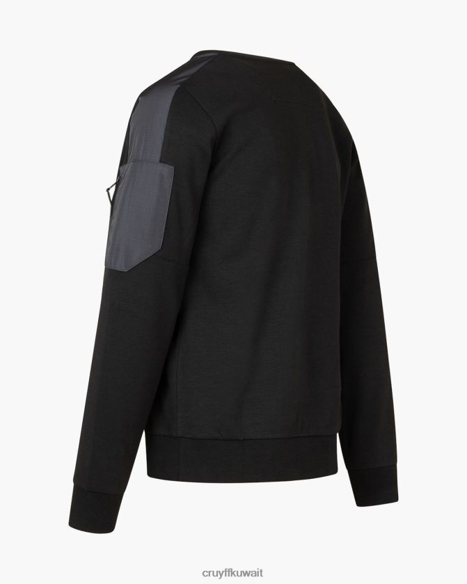 Cruyff أسود رجال بدلة الركض ايدن Z02JN28 بدلة