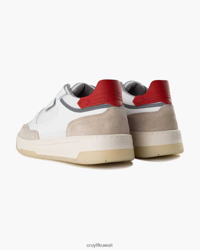 Cruyff أبيض / أحمر رجال نمس منتصف Z02JN290 أحذية رياضية