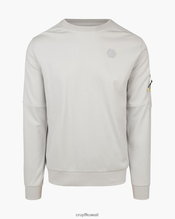 Cruyff رمادي فاتح رجال سترة ايدن Z02JN31 سترة