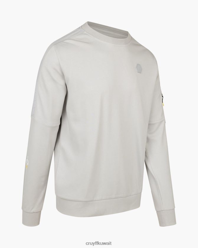 Cruyff رمادي فاتح رجال سترة ايدن Z02JN31 سترة