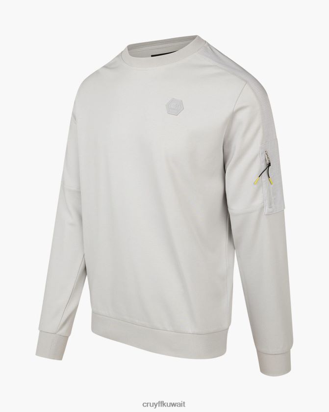 Cruyff رمادي فاتح رجال سترة ايدن Z02JN31 سترة