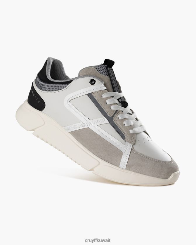 Cruyff أبيض رمادي رجال أركيرو Z02JN323 أحذية رياضية