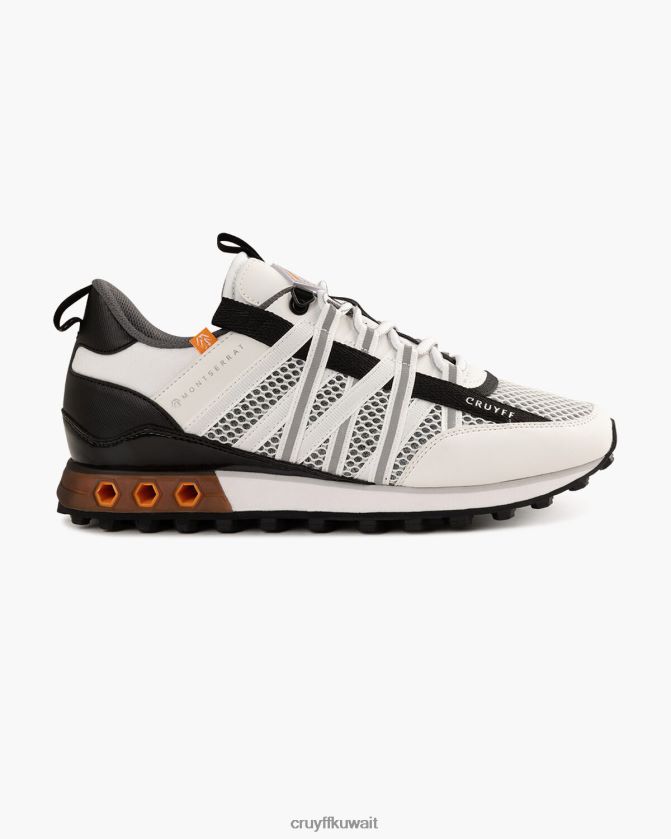 Cruyff أبيض / برتقالي رجال الخوف مونتسيرات Z02JN336 أحذية رياضية