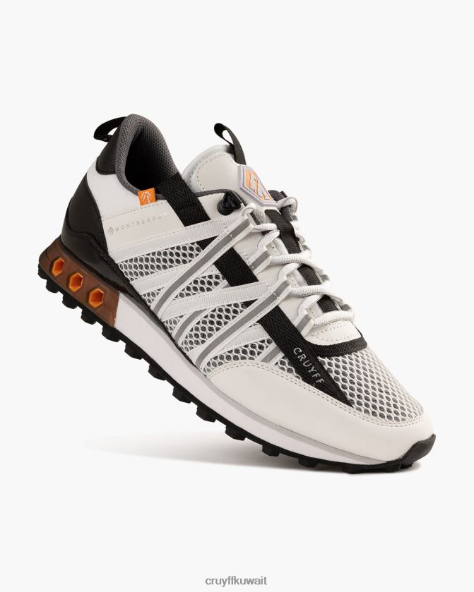 Cruyff أبيض / برتقالي رجال الخوف مونتسيرات Z02JN336 أحذية رياضية