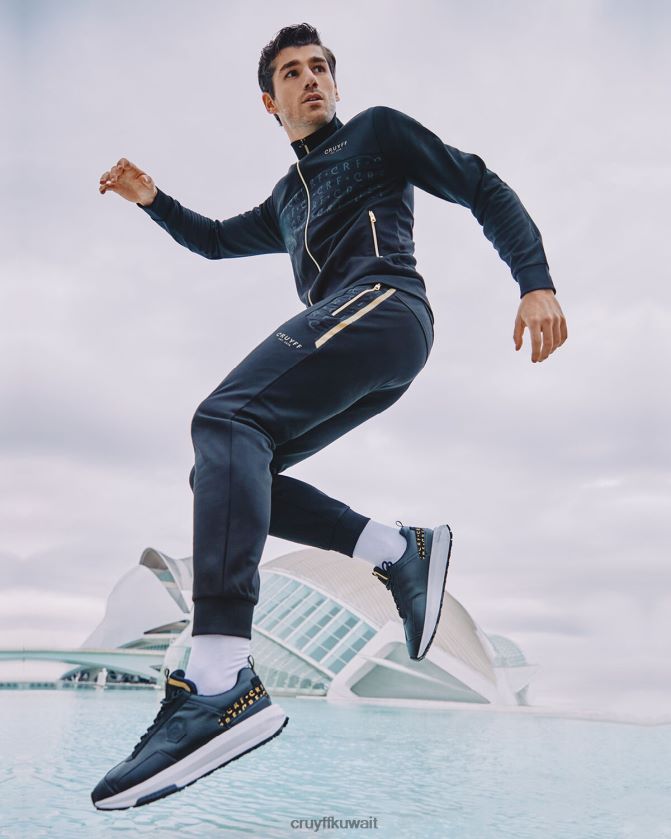 Cruyff أسود رجال غريغوري أعلى المسار Z02JN33 السترة