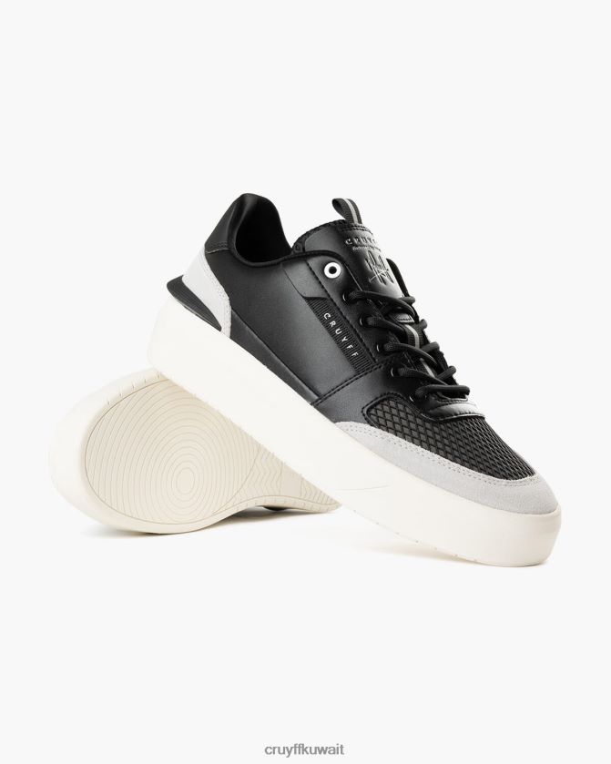 Cruyff أسود / رمادي رجال أيد تنس Z02JN344 أحذية رياضية