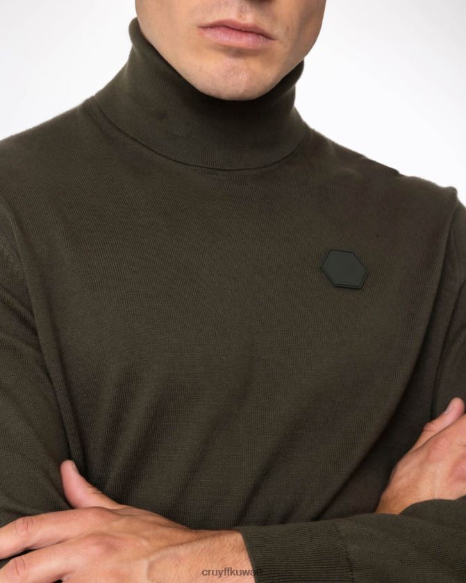 Cruyff أخضر رجال رقبة سلحفاة باسكو Z02JN351 سترة