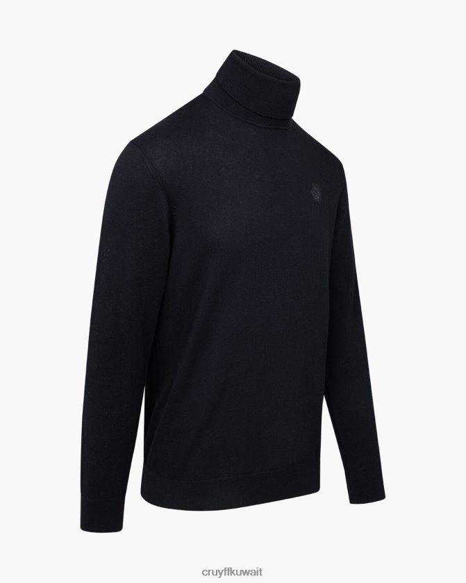 Cruyff أسود رجال رقبة سلحفاة باسكو Z02JN353 سترة