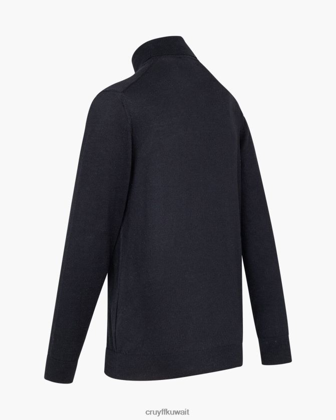 Cruyff أسود رجال رقبة سلحفاة باسكو Z02JN353 سترة