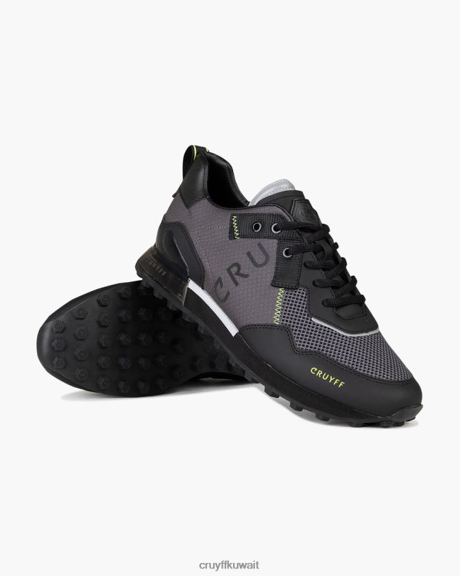 Cruyff رمادي / أصفر رجال سوبربيا Z02JN376 أحذية رياضية