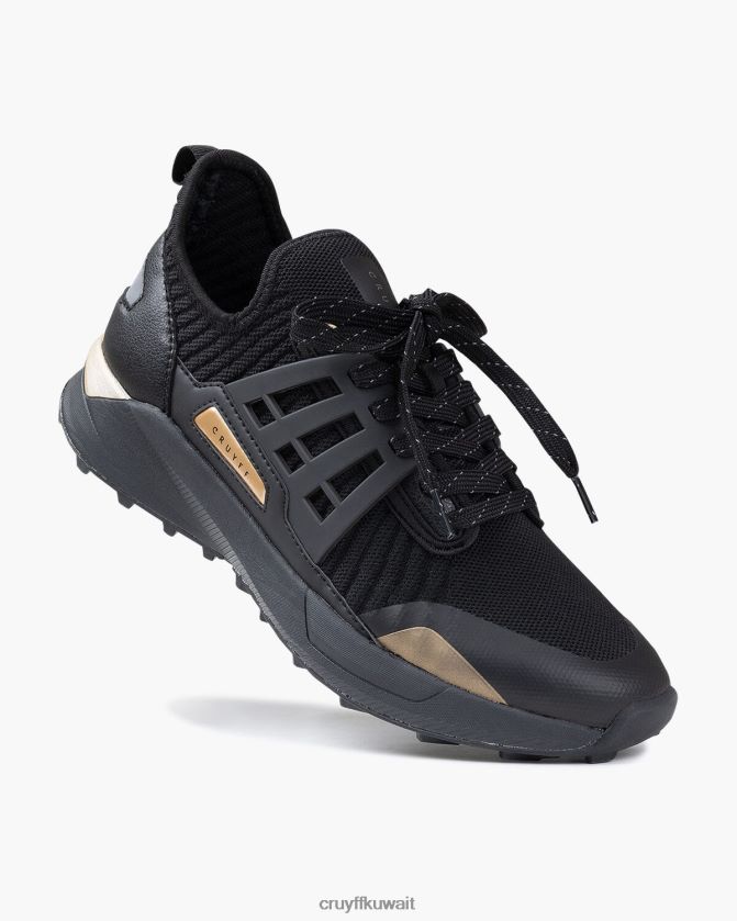 Cruyff أسود رجال تتبع سريع Z02JN379 أحذية رياضية