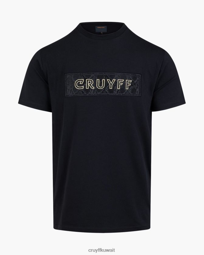 Cruyff أسود رجال سيم تي Z02JN391 تي شيرت