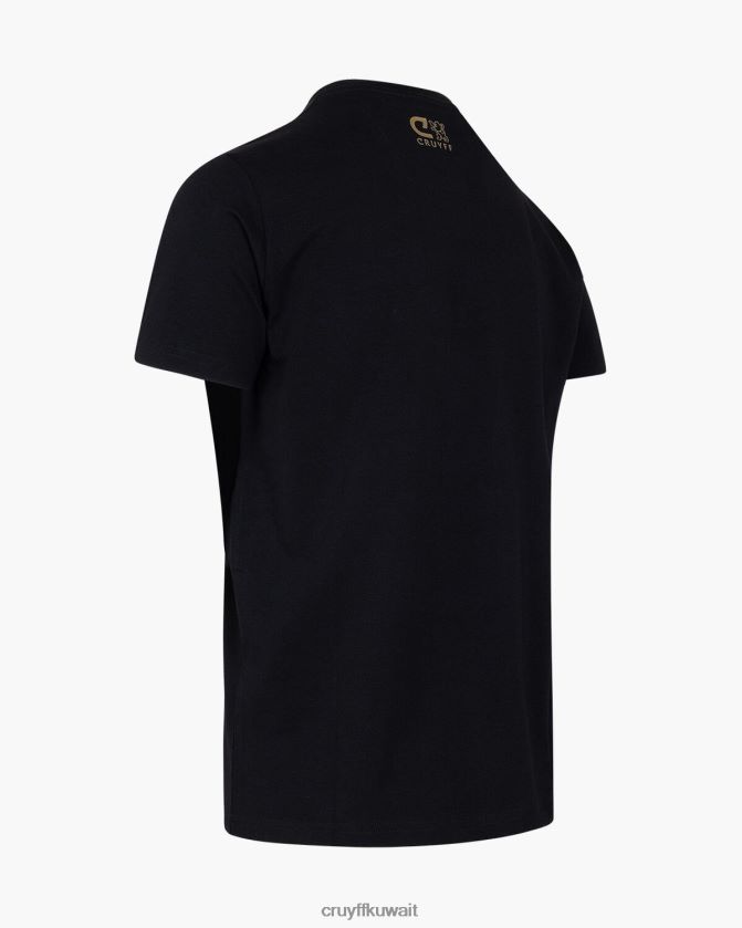 Cruyff أسود رجال الكتابة على الجدران المحملة Z02JN405 تي شيرت