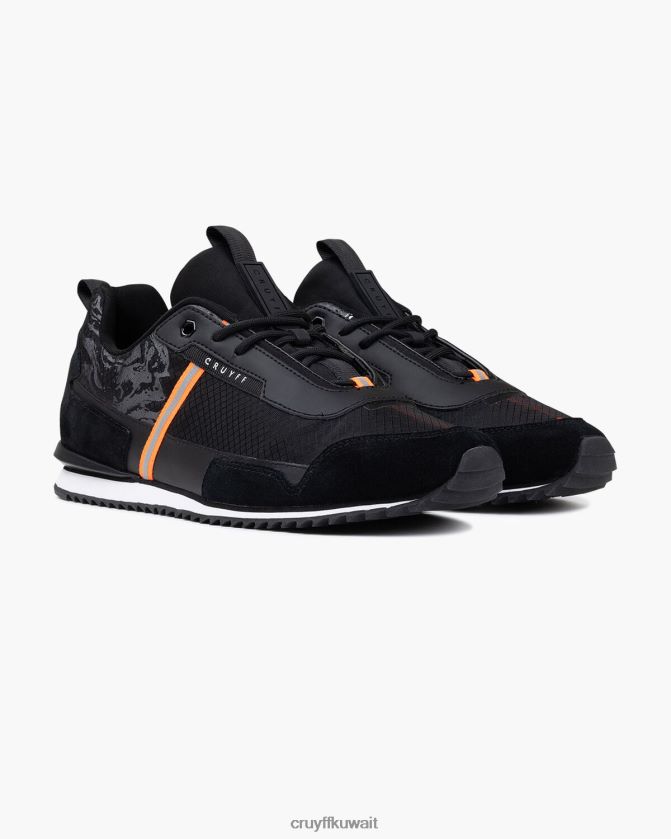 Cruyff برتقالة سوداء رجال رخام Z02JN434 أحذية رياضية
