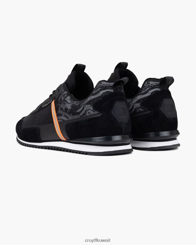 Cruyff برتقالة سوداء رجال رخام Z02JN434 أحذية رياضية