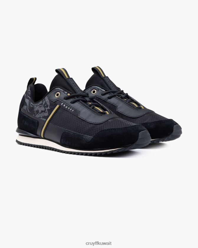 Cruyff الذهب الأسود رجال رخام Z02JN436 أحذية رياضية