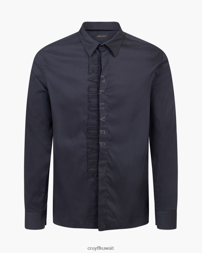 Cruyff أسود رجال قميص جيرون Z02JN446 قميص