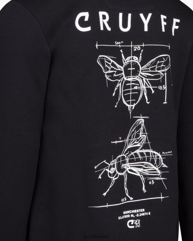 Cruyff أسود رجال هودي حزمة المدينة Z02JN464 زُنط