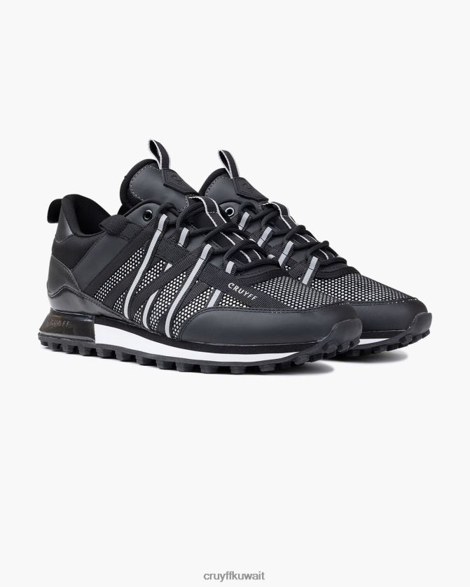 Cruyff الفضة السوداء رجال الخوف يعكس قطيع / مات Z02JN469 أحذية رياضية