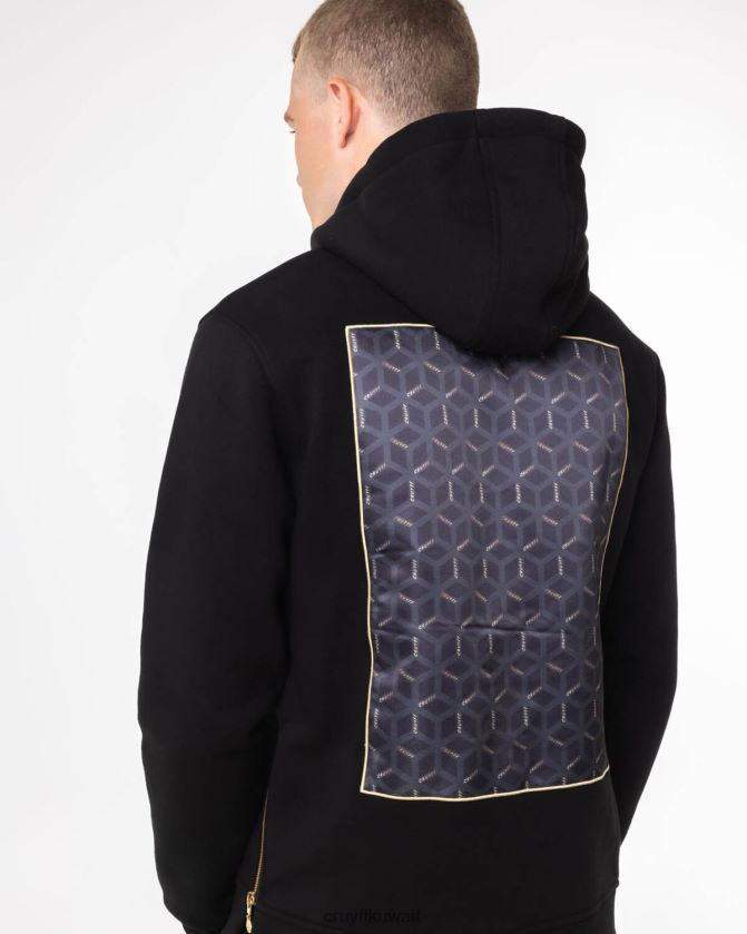 Cruyff أسود رجال هوديي سيرا Z02JN496 زُنط