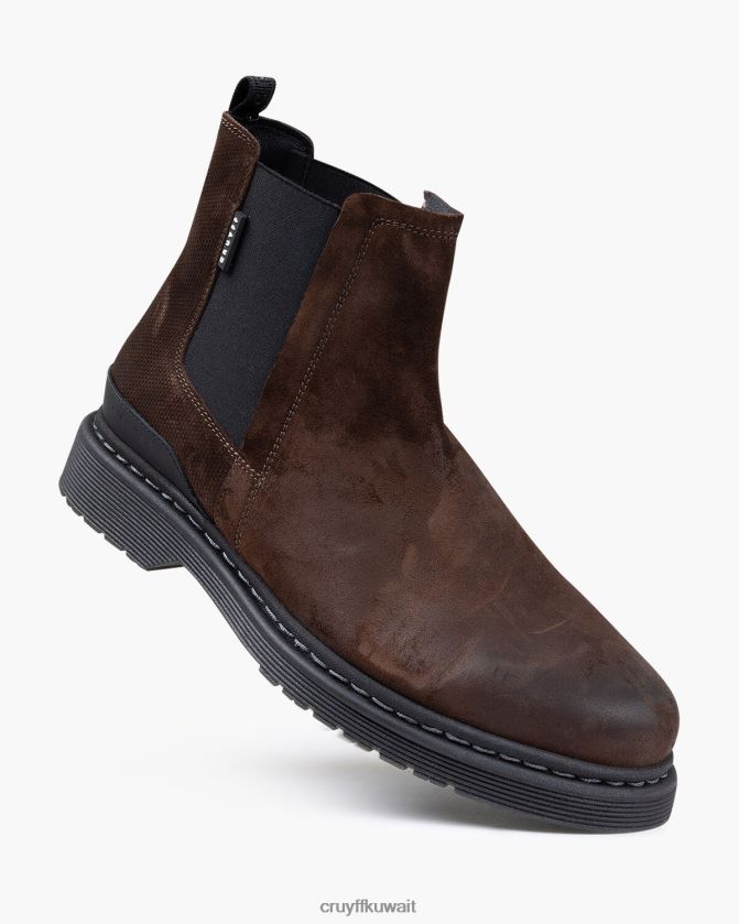 Cruyff بني غامق رجال تشيلسي جورج Z02JN499 أحذية