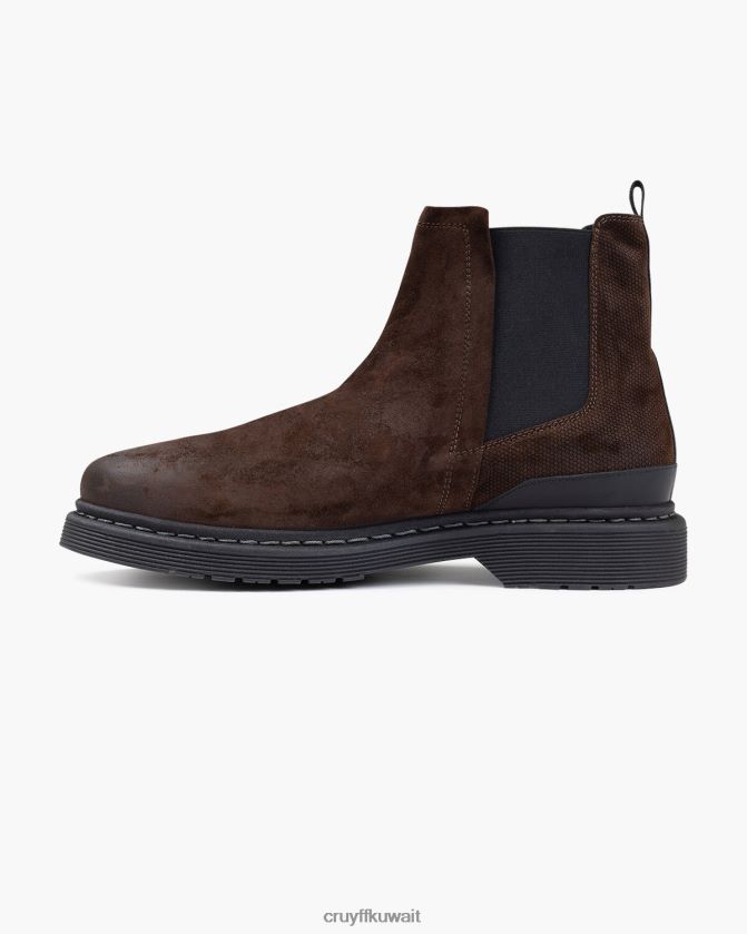 Cruyff بني غامق رجال تشيلسي جورج Z02JN499 أحذية