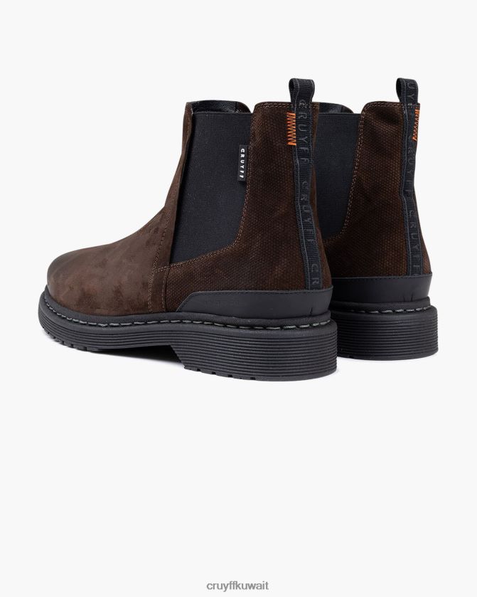 Cruyff بني غامق رجال تشيلسي جورج Z02JN499 أحذية